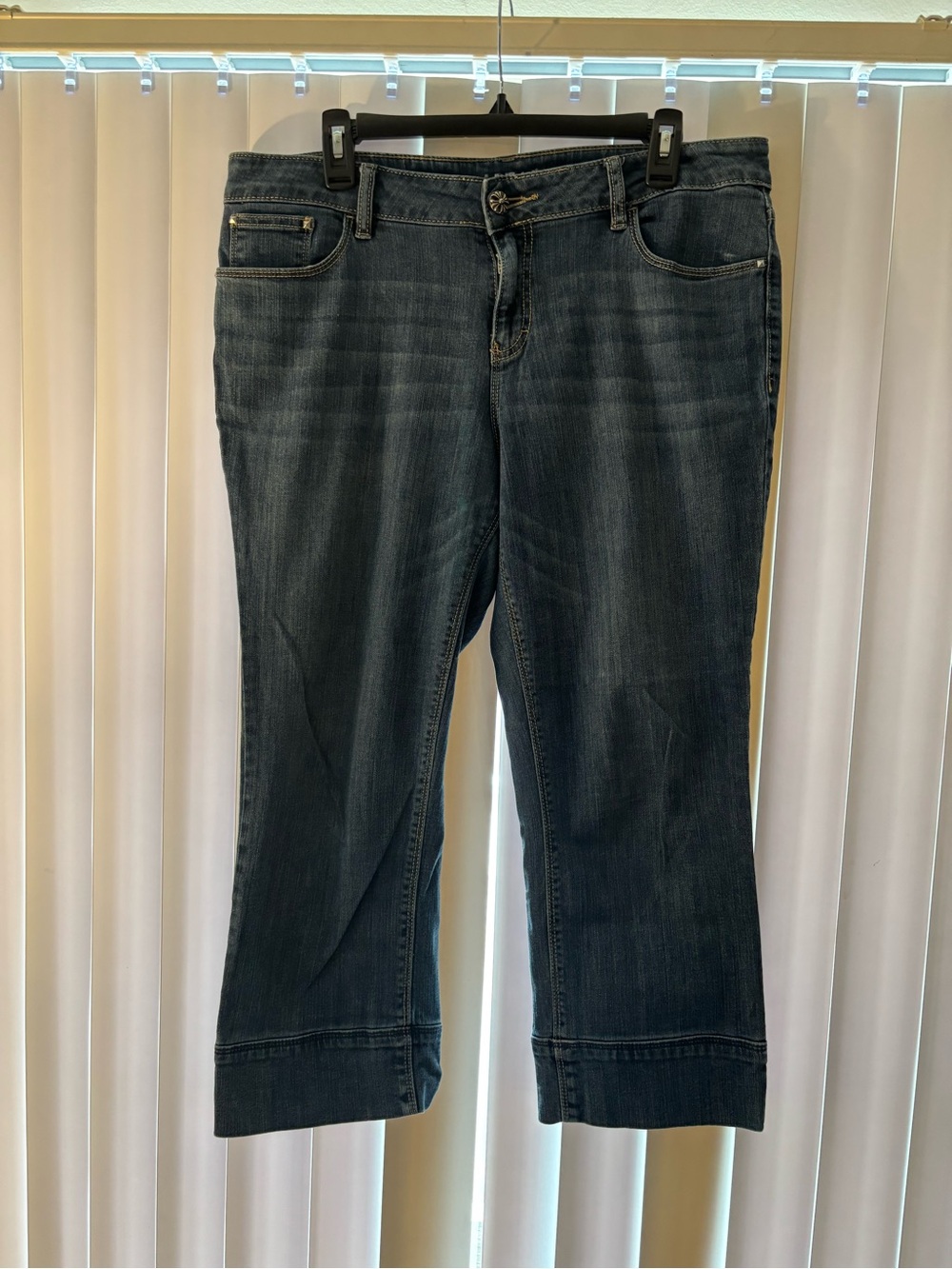Apt. 9 Straight Leg Capri Jean Pants Size 12